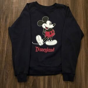 Disney Black and Red Mickey Mouse Sweatshirt